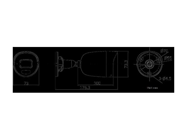 DS-IPC-K24H-L(PoE)(B)400 万 1/3&quot; CMOS PoE筒型双光网络摄像机