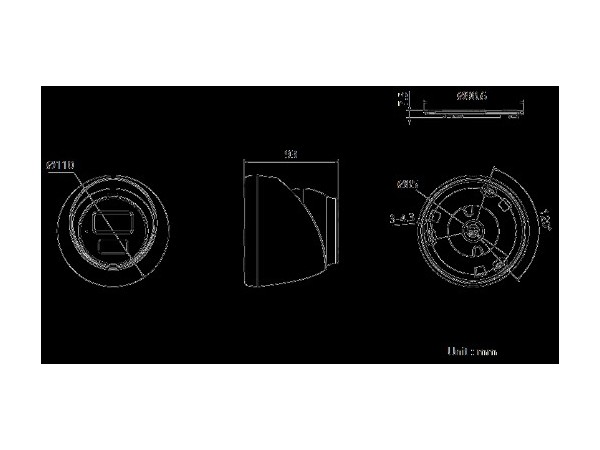 DS-IPC-T12HV3-IA200万H.265海螺型网络摄像机（拾音款）